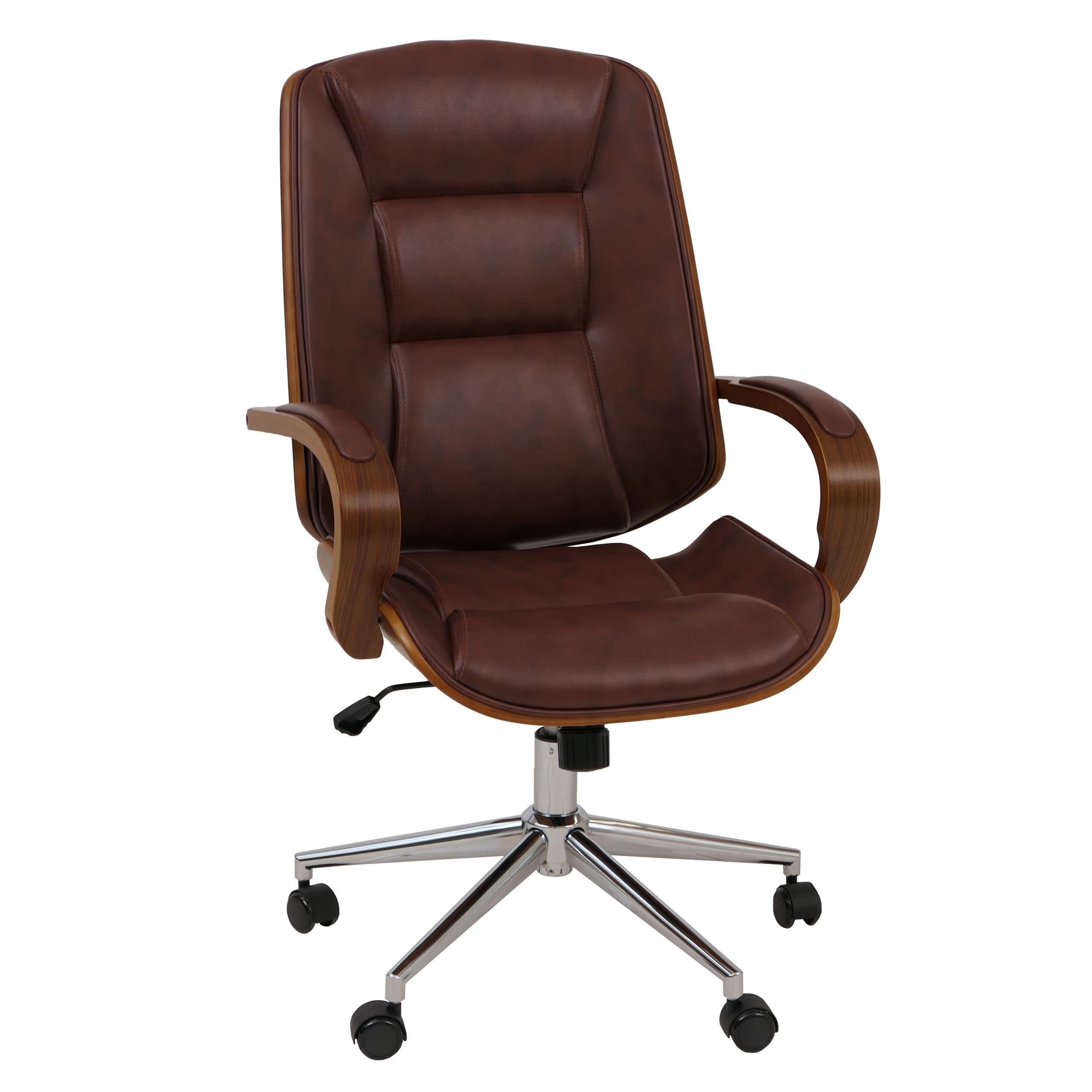 BÜROSTUHL Braun - Braun, Textil (61/110/74cm) - MCW