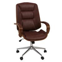 BÜROSTUHL Braun - Braun, Textil (61/110/74cm) - MCW