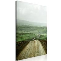 KUNSTDRUCK Grau 80/120 cm - Braun/Grau, Textil (80/120cm) - KUNSTLOFT
