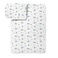 BABY Bambus-Bettwäsche Polizei - Weiß, Textil (90/120cm) - waldin