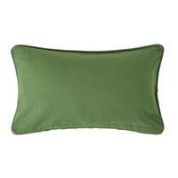 KISSENHÜLLE olivgrün 30/50 cm, 100% Baumwolle - Olivgrün, Textil (30/50cm) - Homescapes