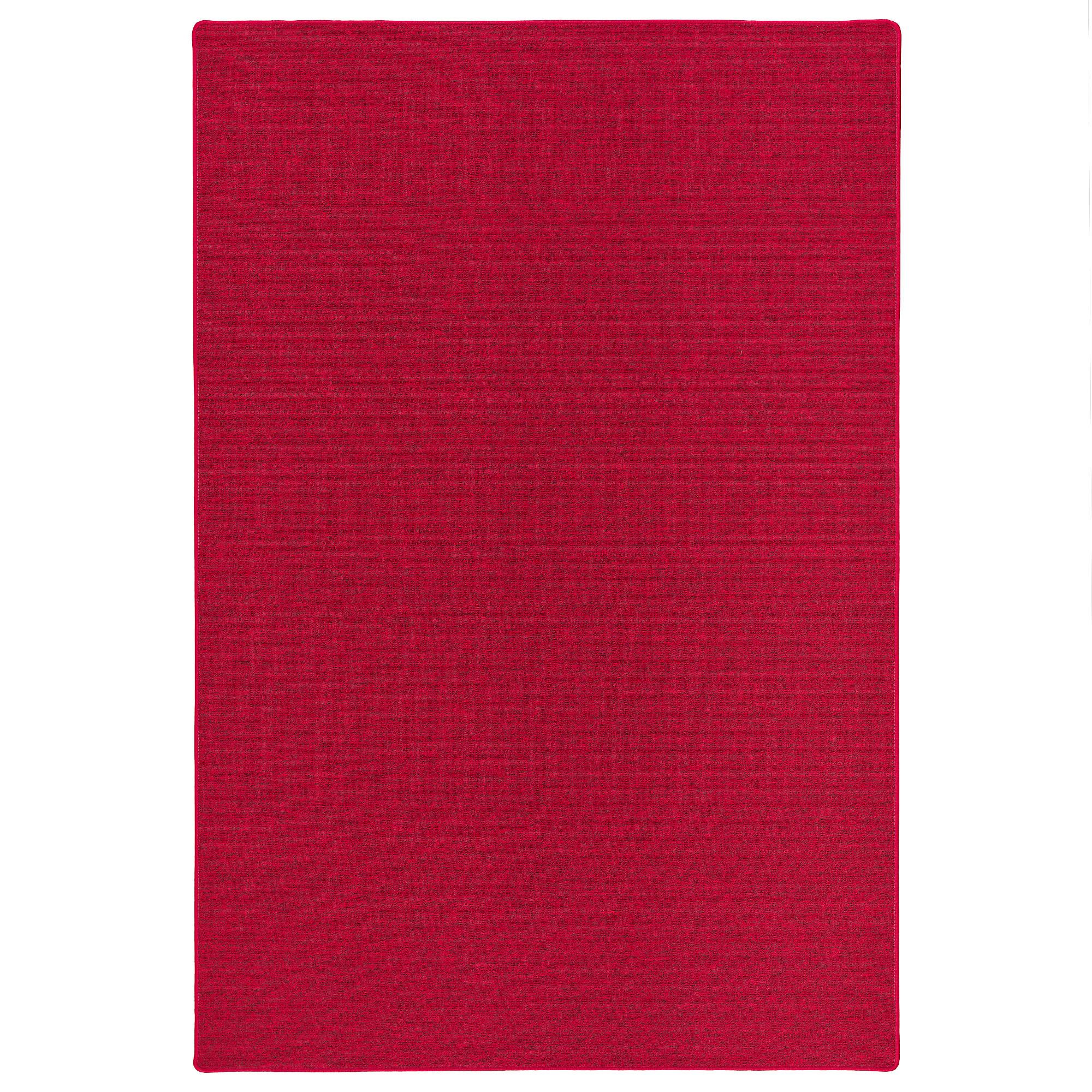 FEINSCHLINGEN VELOUR TEPPICH STRONG - Rot, Textil (160/200cm) - Snapstyle