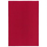 FEINSCHLINGEN VELOUR TEPPICH STRONG - Rot, Textil (133/133cm) - Snapstyle