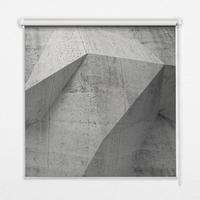 INNENROLLO - Fensterrollo - Rollo - 100x180 cm - 3D-Steinwand - Grau, Kunststoff (100/180/0.5cm) - TULUP