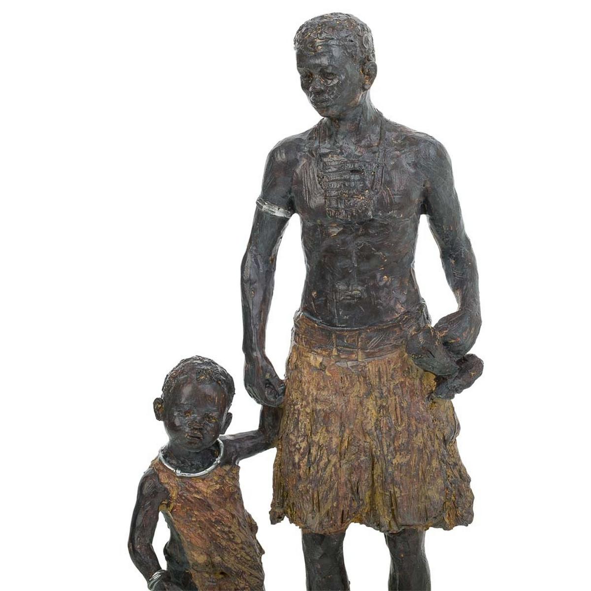 DEKORATIVE FIGUR, 16x9x32cm - Multicolor, Stein (15.5/31.5/9.3cm) - Wanderlust