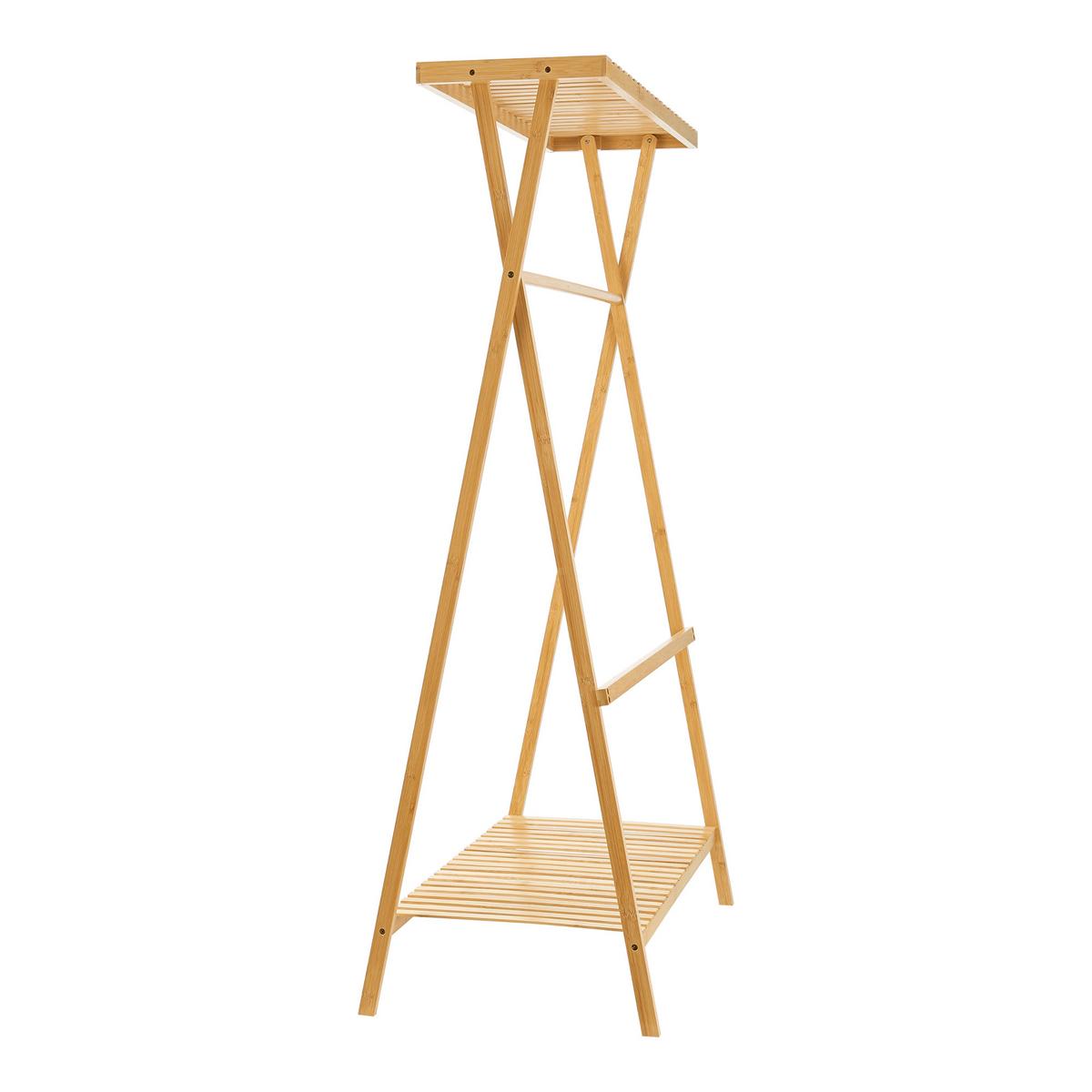 GARDEROBENSTÄNDER Horten - Naturfarben, Holz (90/140/45cm) - [en.casa]