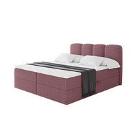 BOXBETT mit Matratze H4 - NINA - 180x200 cm - Altrosa - Pink, Holzwerkstoff (180/200cm) - ALTDECOR