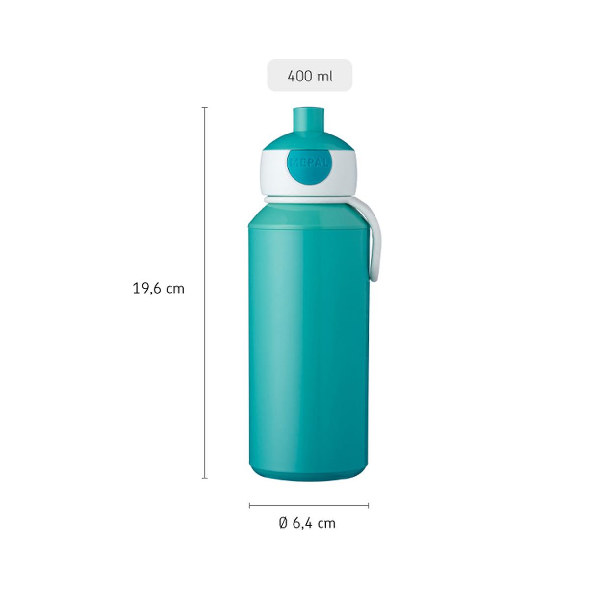 TRINKFLASCHE Campus Disney Princess 400 ml - Violett/Multicolor, Kunststoff (0.4L) - Mepal