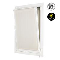 SCREEN-ROLLO without drilling 60X180 - Ecru, Kunststoff (60/180cm) - STORESDECO