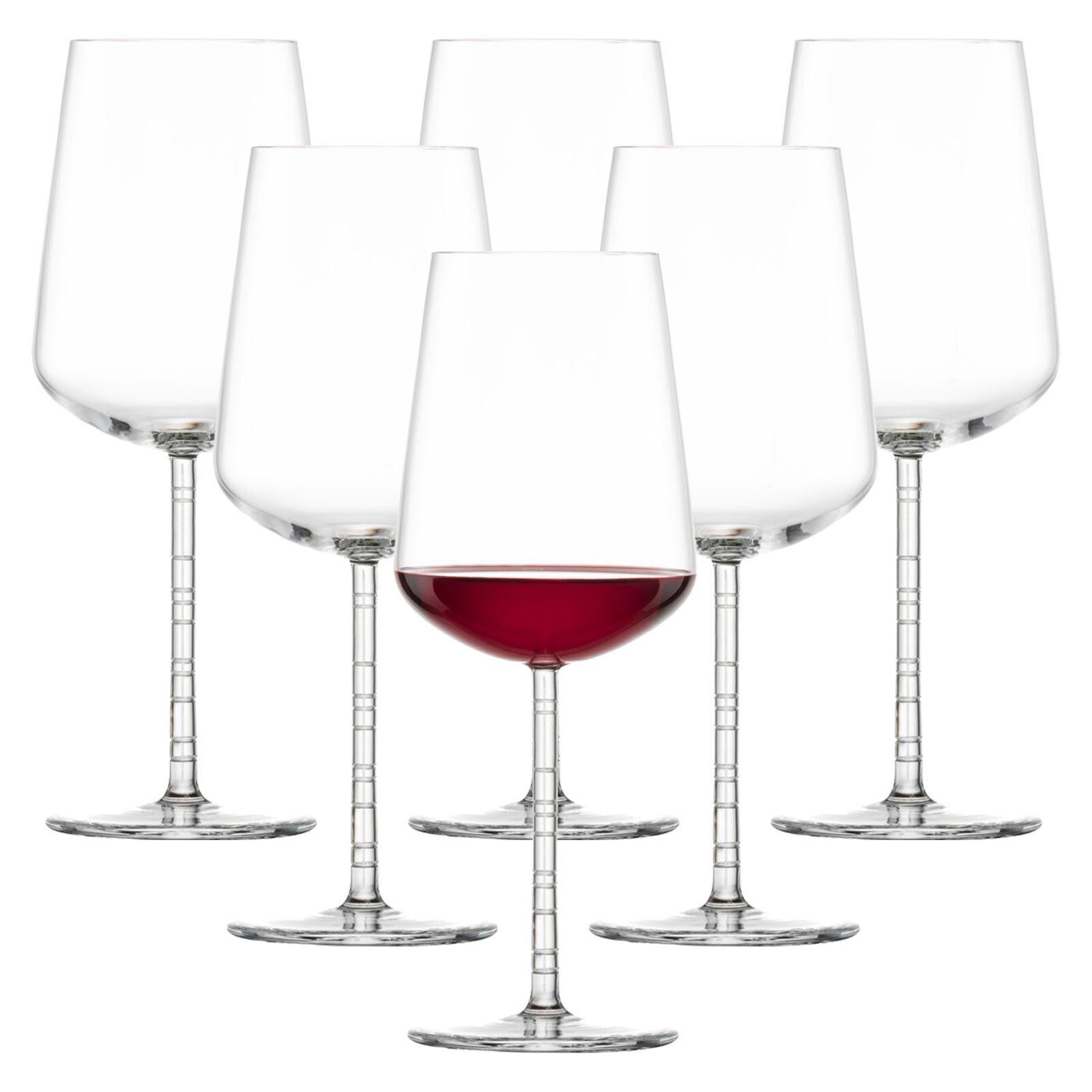 BORDEAUX ROTWEINGLÄSER Journey transparent 633 ml 6er Set - Transparent, Glas (0.633L) - Zwiesel Glas