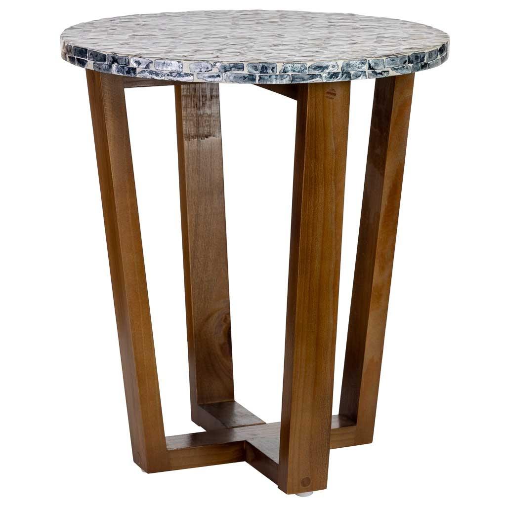 TISCH aus Holz, grau, 36x40cm - Grau, Holz (36/36/40cm) - Wanderlust