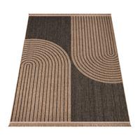 OUTDOORTEPPICH, in Naturoptik, aus Polypropylen, Anthrazit, 80 x 150 cm - Anthrazit, Textil (150/80cm) - KADIMA DESIGN