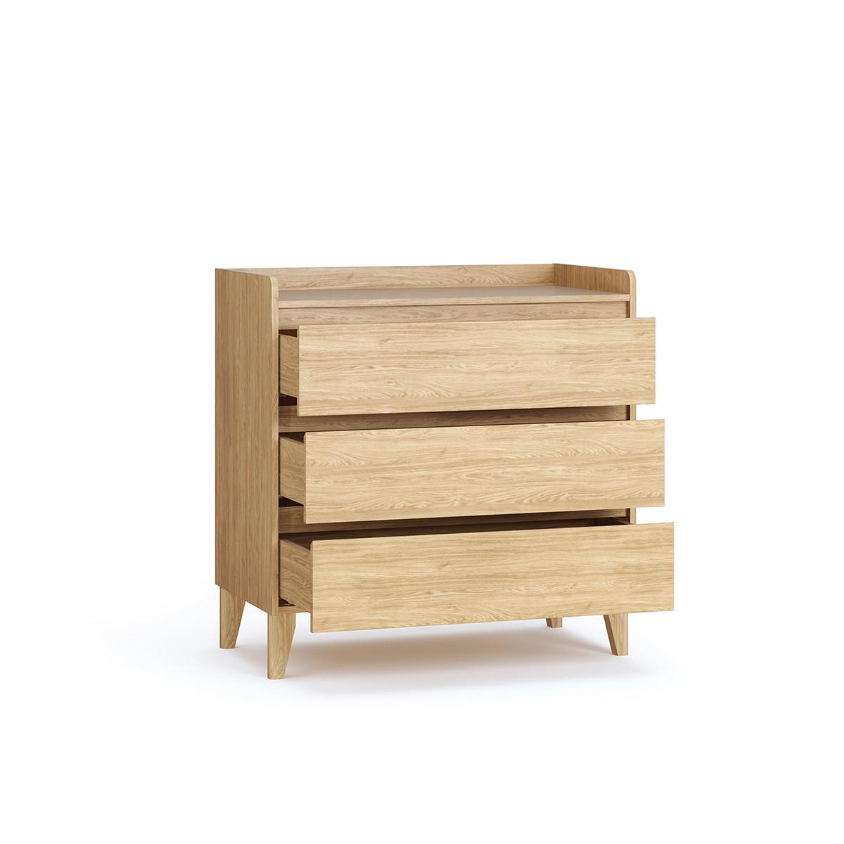 KINDERKOMMODE Muve Holz - Braun, Holzwerkstoff (90/48/92cm) - Petits-meubles