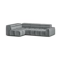 ECKSOFA Darcy - Grau, Holzwerkstoff/Textil (305/210cm) - Fun Möbel