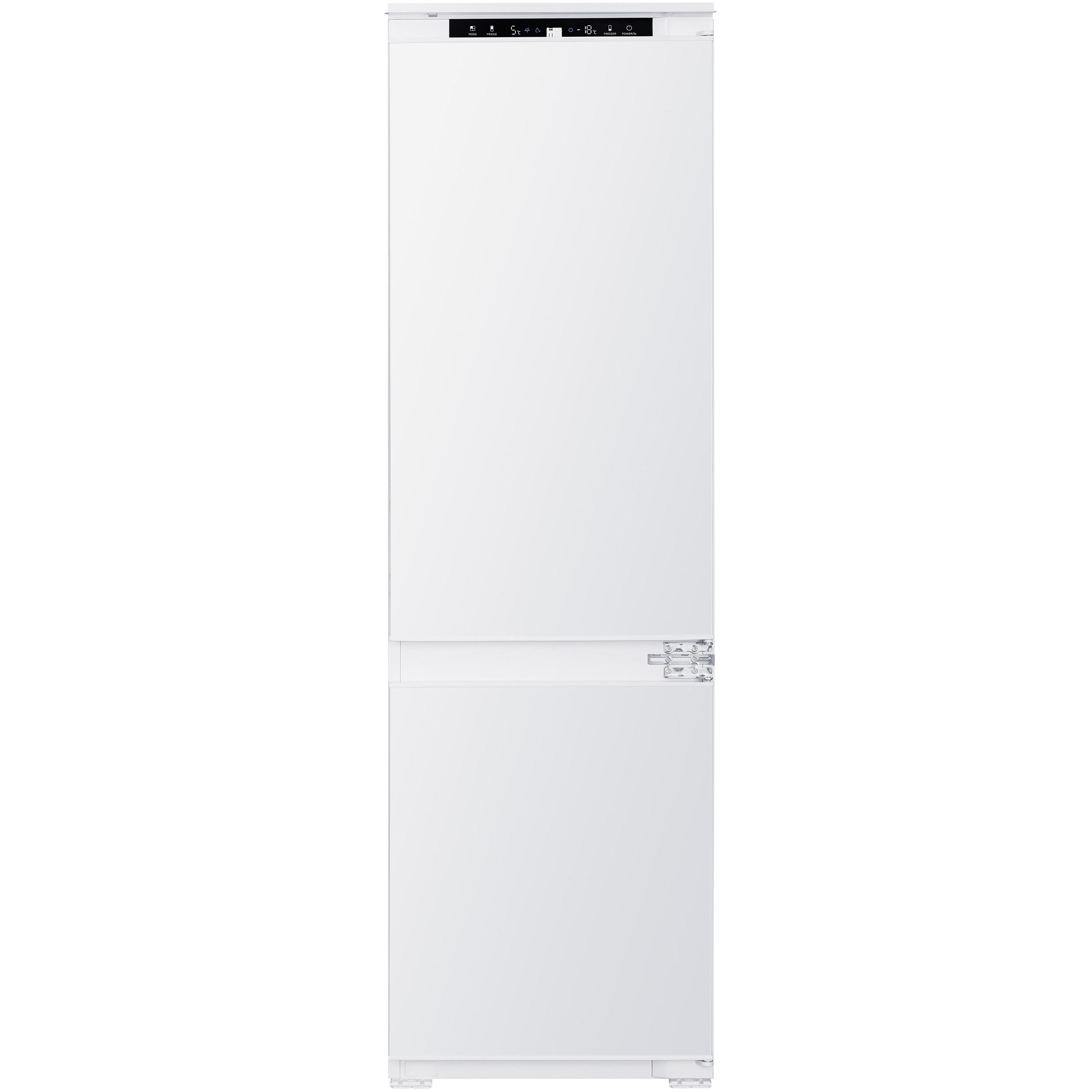 KÜHL-GEFRIER-KOMBINATION CFBN2531E, Einbaugerät, No Frost, 178cm hoch, 253 Liter, Schlepptürtechnik, Einbaukühlschrank mit Gefrierfach, 37 dB - Weiß, Glas/Kunststoff (54/178.6/54cm) - homeX