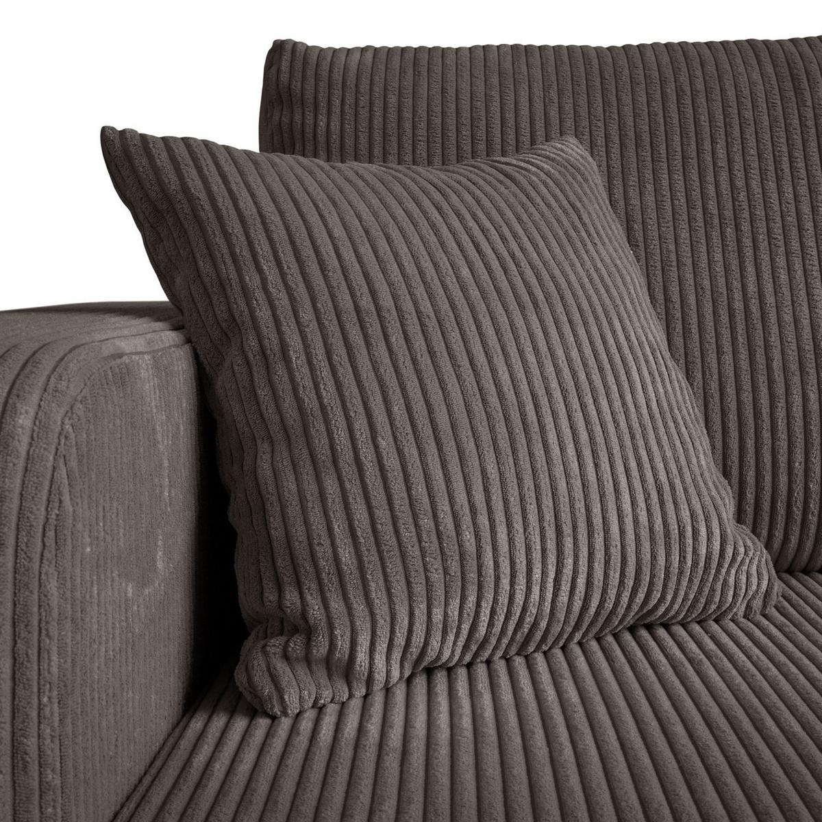 ECKSOFA SOPRANO mit Schlafunktion und Stauraum POSO 04 - Hellbraun, Textil (271/175cm) - Lookway