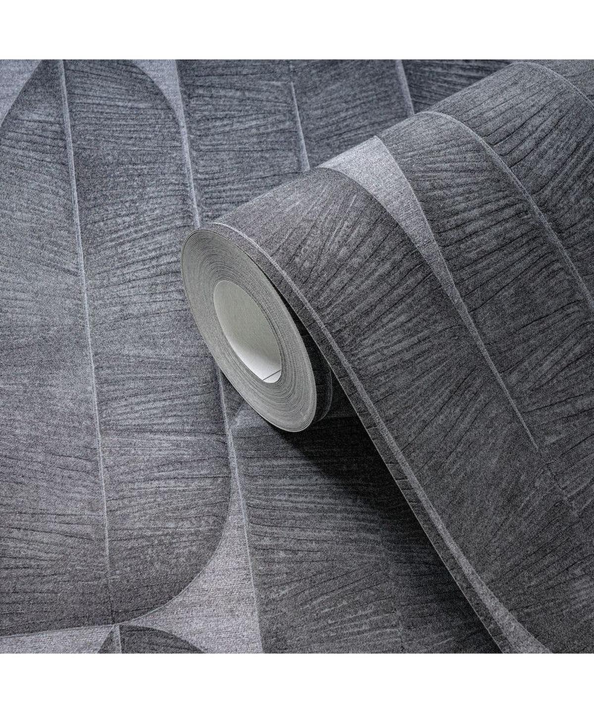 VLIESTAPETE Schwarz 53/1005 cm - Schwarz, Textil (53/1cm) - KUNSTLOFT