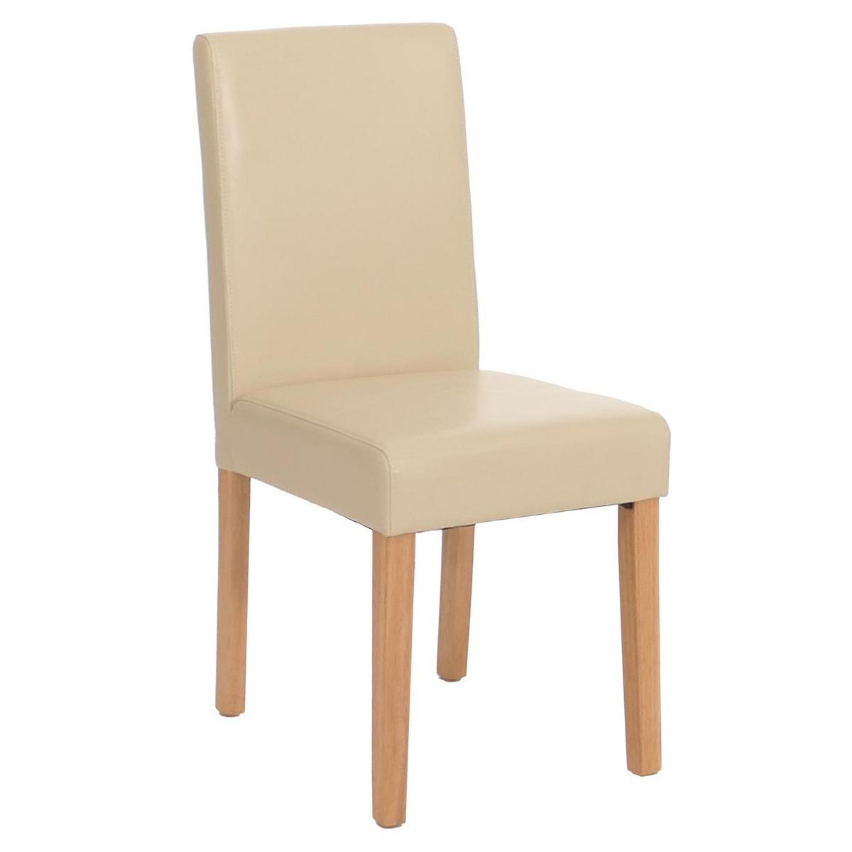 ESSZIMMERSTUHL Beige, Braun 4er-Set - Beige/Creme, Textil (43/90/56cm) - MCW