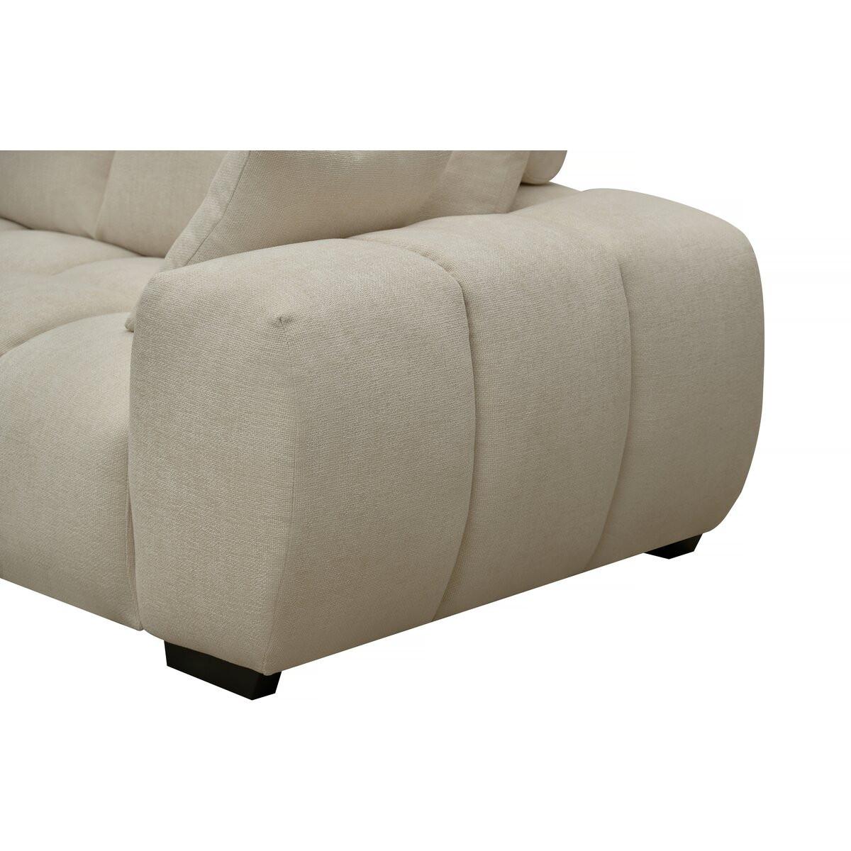 ECKSOFA monceau beige - Beige, Textil (207/307cm) - Habitat Garten