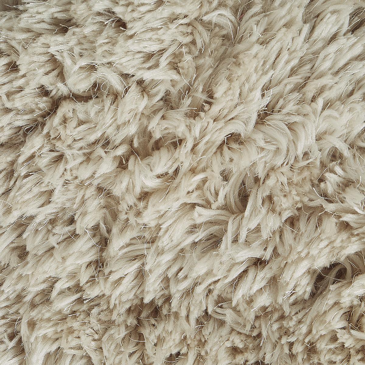SHAGGY-TEPPICH Cide 230/160 cm - Beige, Kunststoff (160/230cm) - Beliani