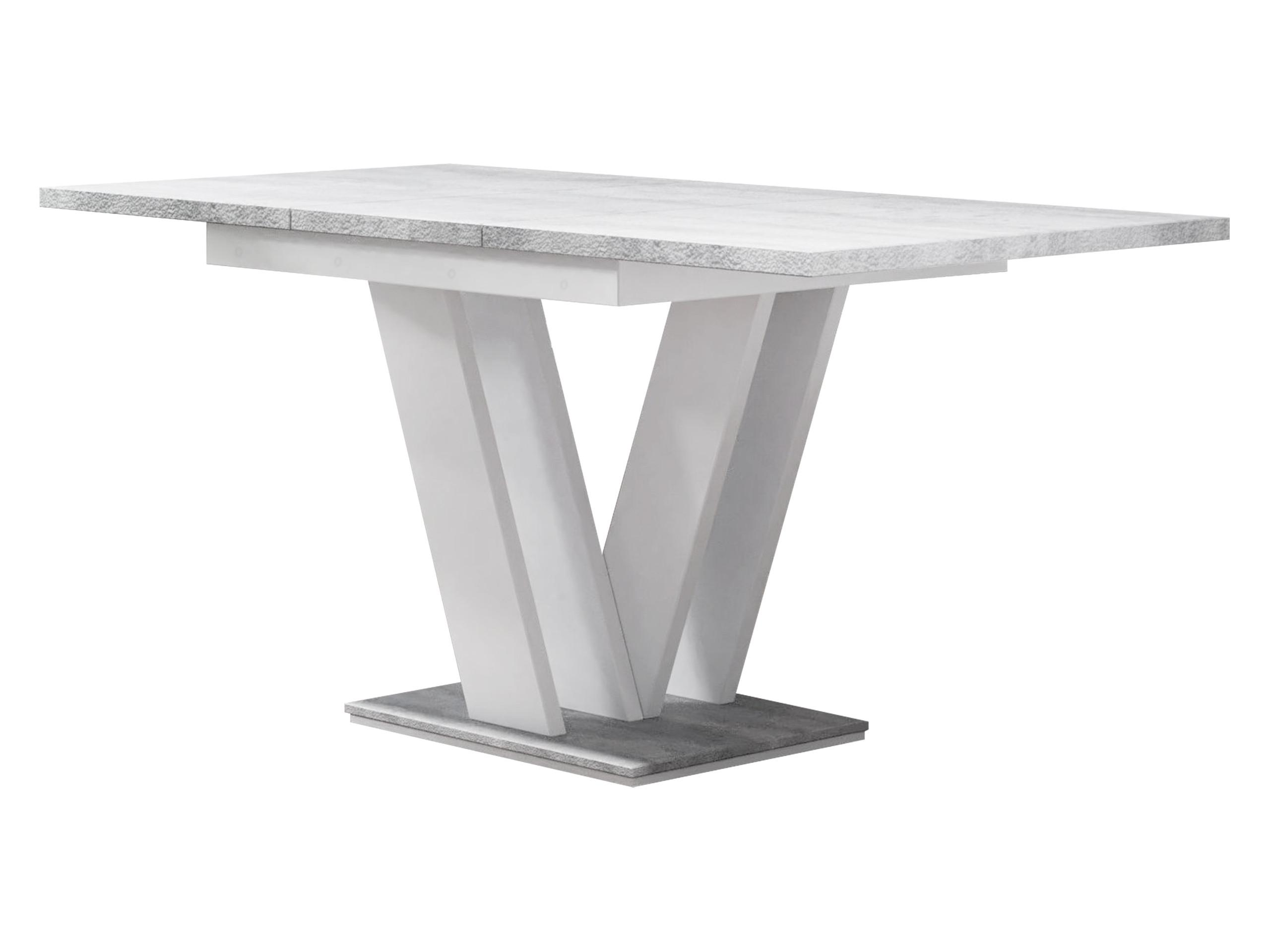 ESSTISCH Masiv - Weiß/Grau, Holzwerkstoff (80/120/76cm) - MIRJAN24