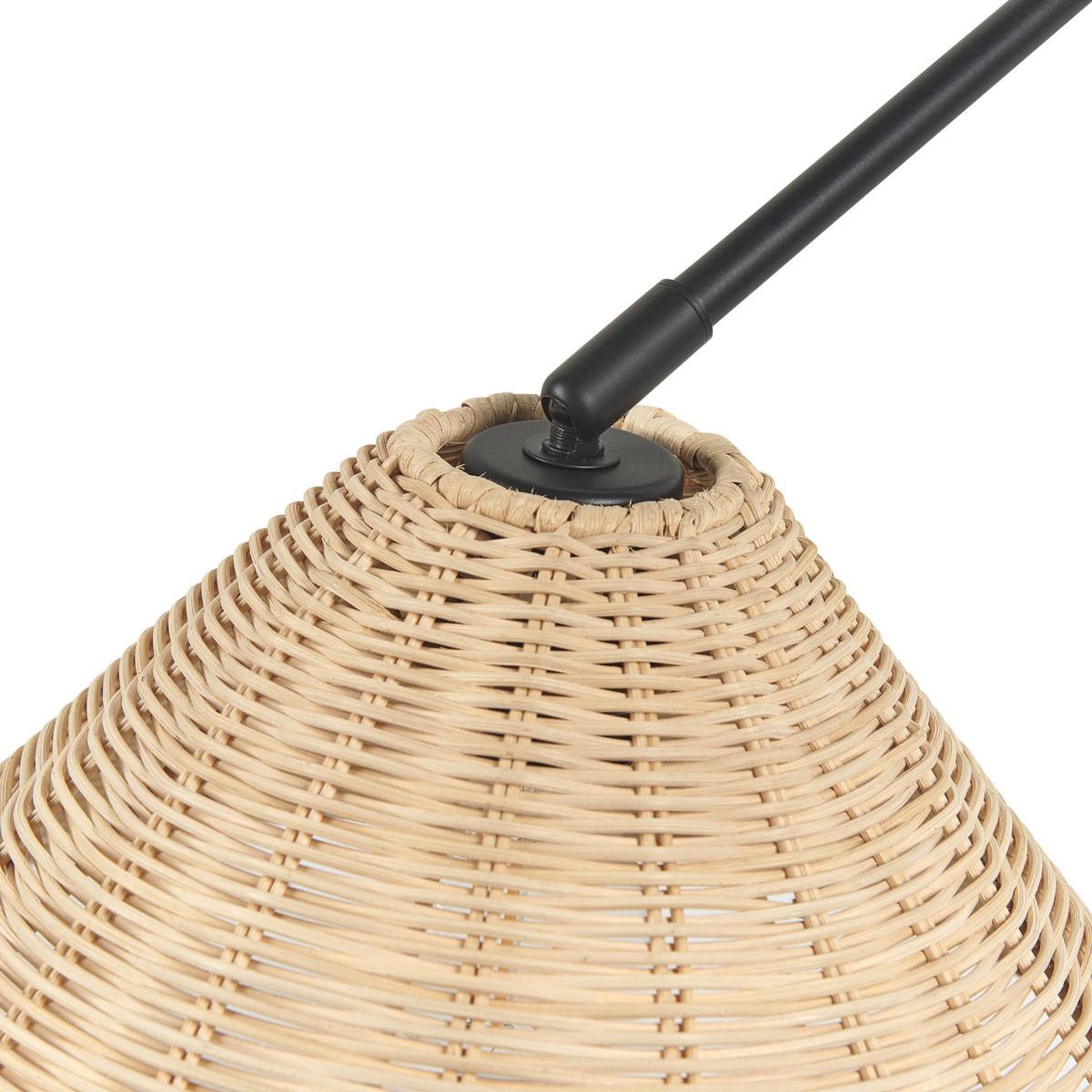 WANDLEUCHTE Palena 60/33/30 cm - Naturfarben, Naturmaterialien (33/30/60cm) - Beliani