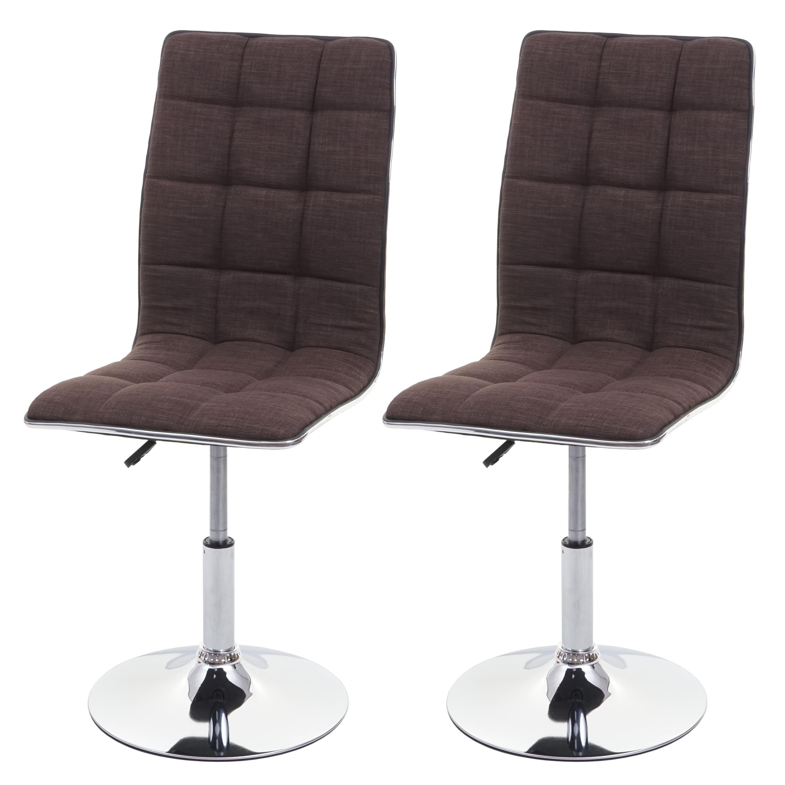 ESSZIMMERSTUHL Rehbraun 2er-Set - Hellbraun/Braun, Textil (43/103/54cm) - MCW