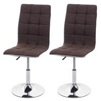 ESSZIMMERSTUHL Rehbraun 2er-Set - Hellbraun/Braun, Textil (43/103/54cm) - MCW
