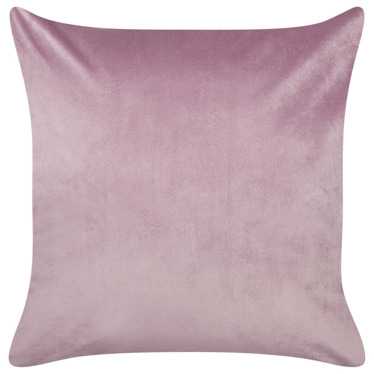 DEKOKISSEN 2er-Set Violett 45/45 cm Echinacea - Violett, Textil (45/45cm) - Beliani