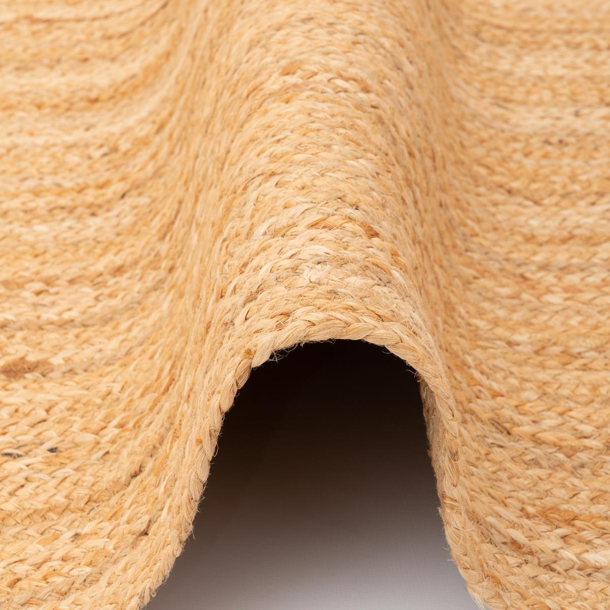 NATURFASER TEPPICH LÄUFER JUTE SALSA - Nussbaumfarben, Textil (80/150cm) - Pergamon