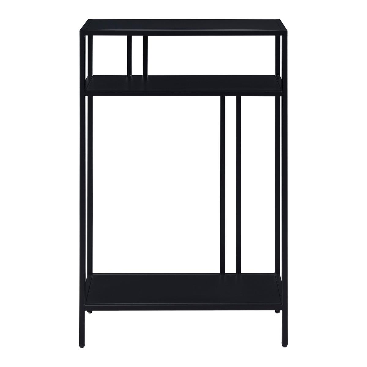 KONSOLENTISCH Kumlinge - Schwarz, Metall (30/55/85cm) - [en.casa]