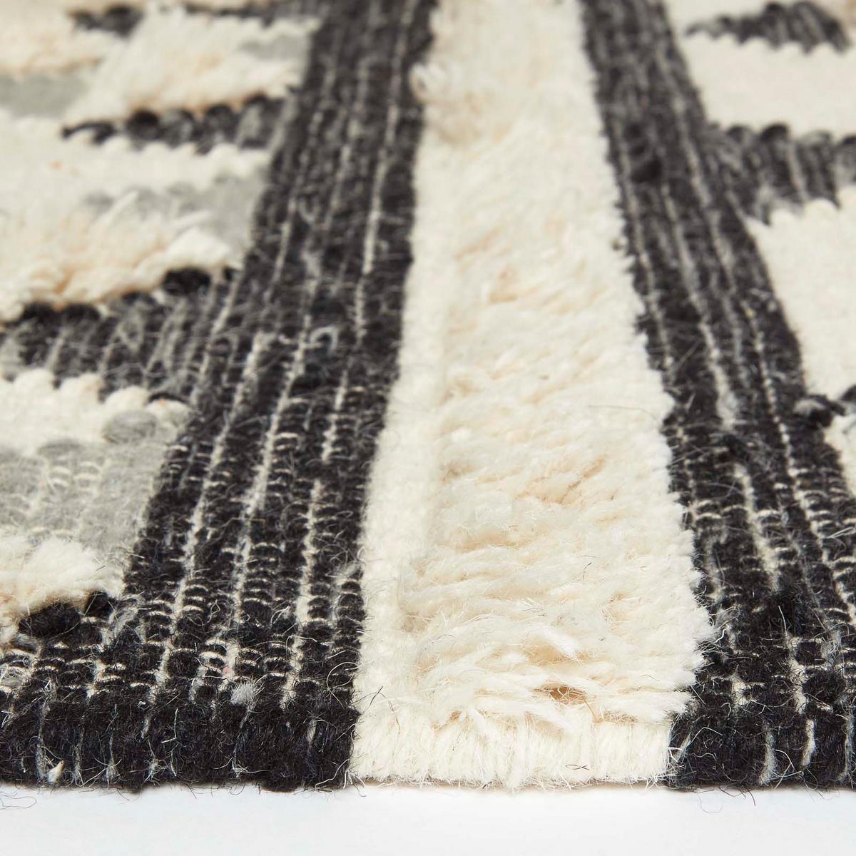 KELIM-TEPPICHLÄUFER Kota 66/200 cm - Schwarz, Textil (66/200cm) - Homescapes