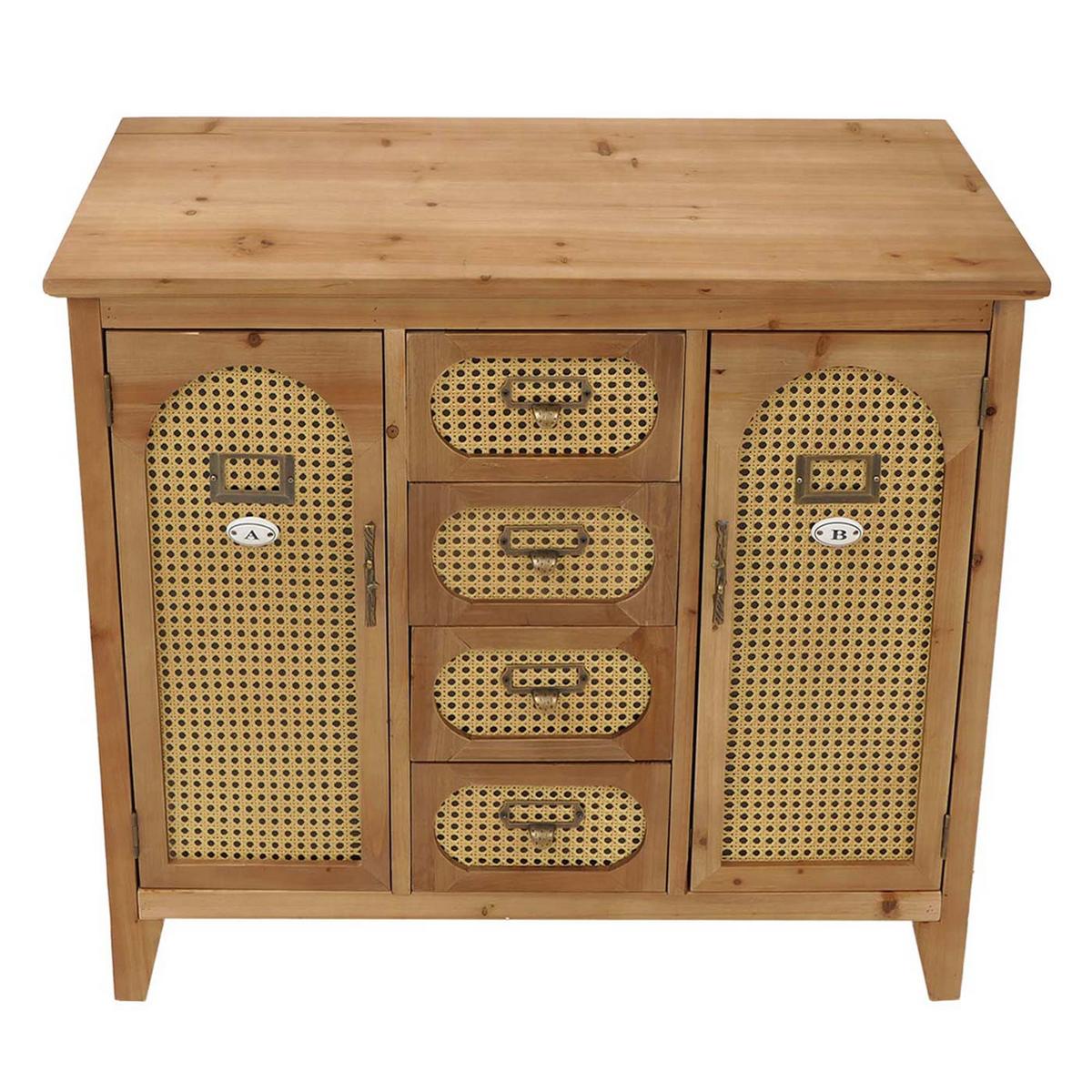 APOTHEKERKOMMODE Braun - Braun, Holz (91/80/40cm) - MCW