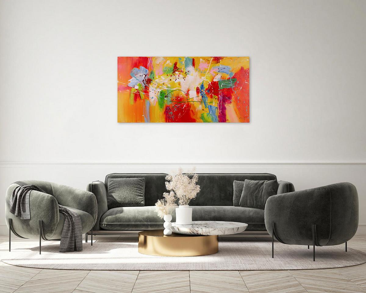 LEINWANDBILD 120/60 cm - Multicolor, Textil (120/60cm) - KUNSTLOFT