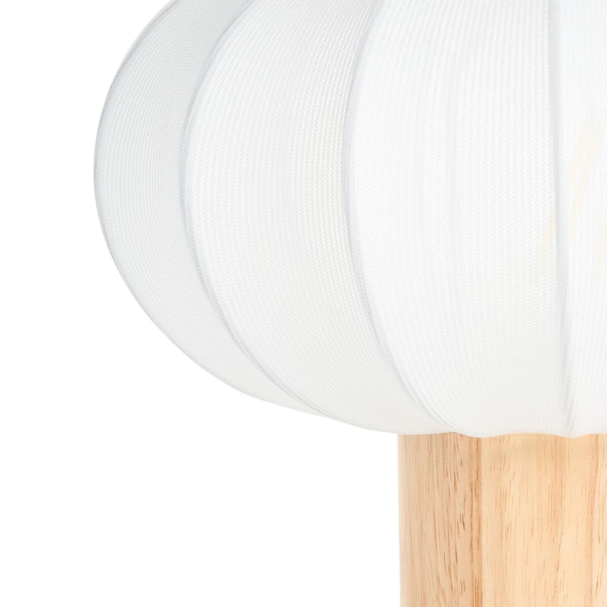 TISCHLAMPE Holz Hellbraun Abens - Hellbraun/Braun, Holz (27/27/35cm) - Beliani