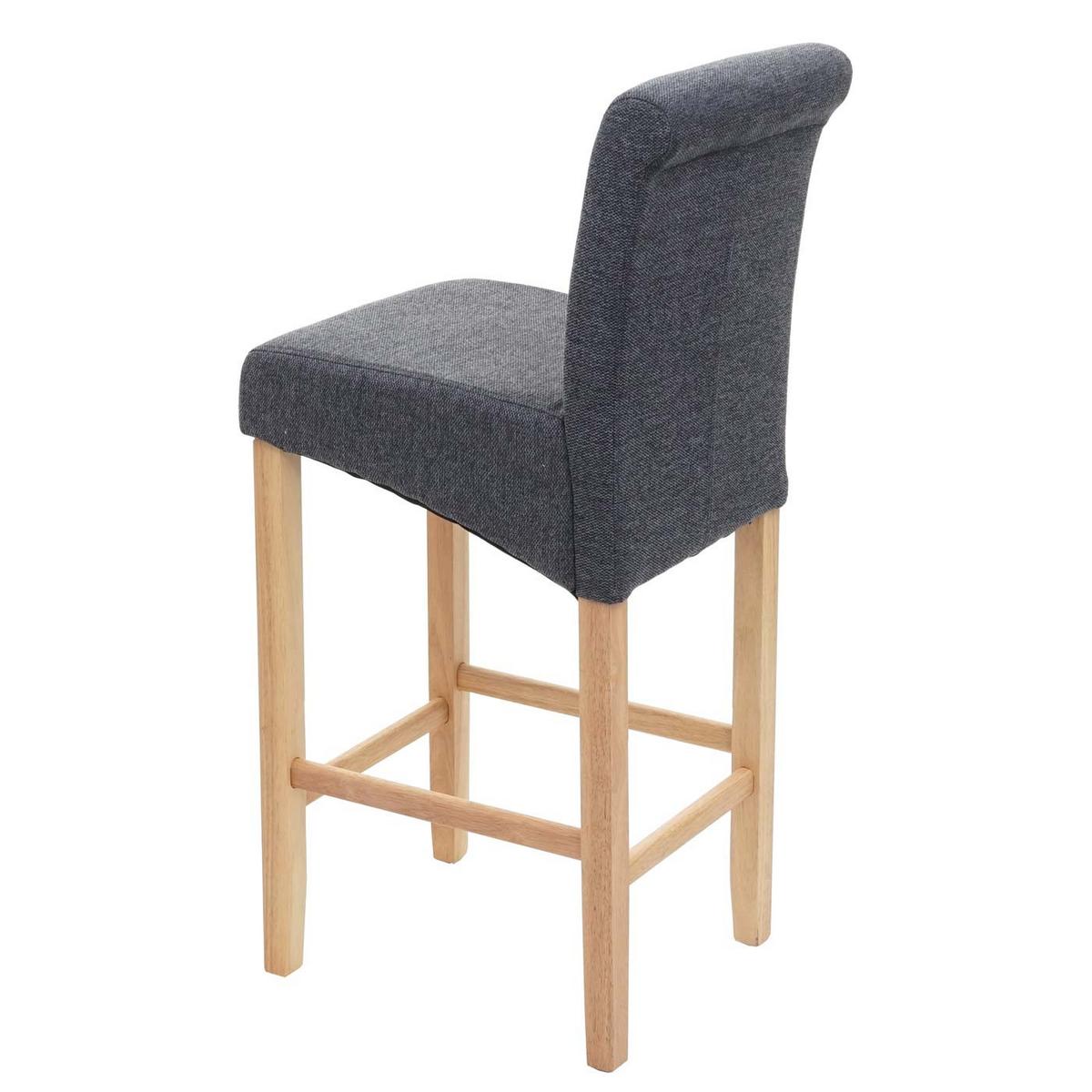BARHOCKER Grau 2er-Set - Grau, Textil (39/105/53cm) - MCW