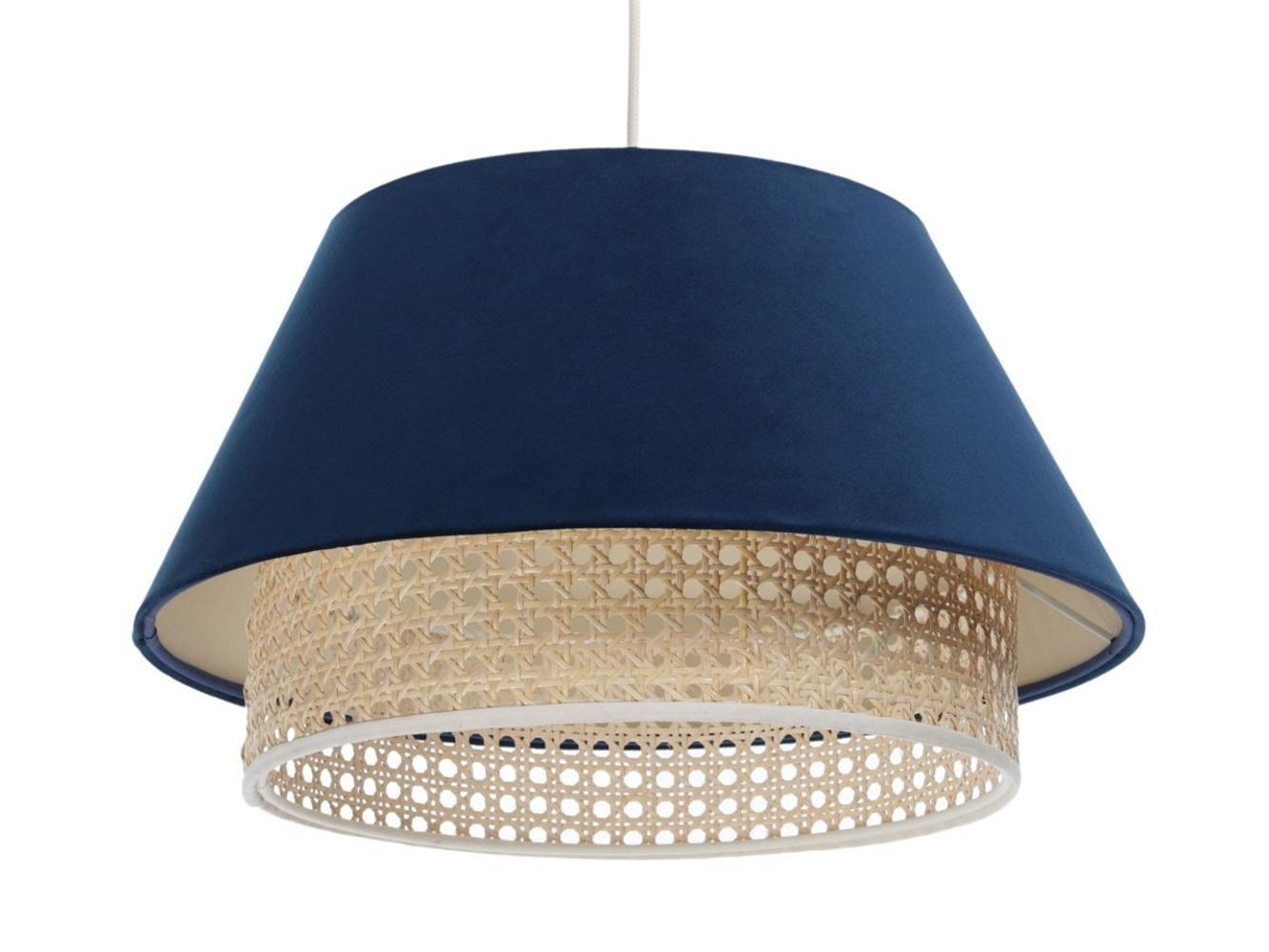 HÄNGELEUCHTE Blau 40/24 cm - Blau, Kunststoff (40/1.3/24cm) - ONZENO