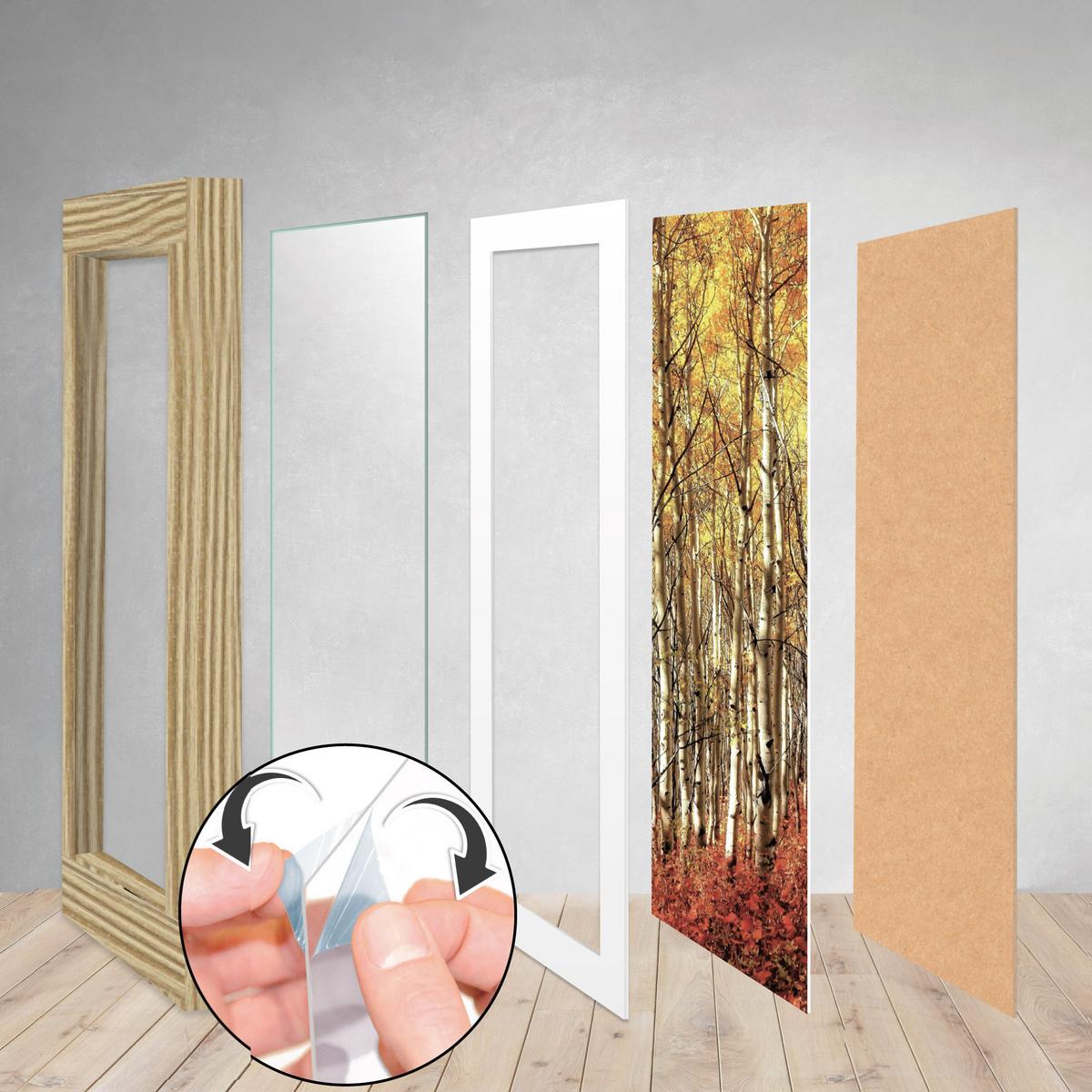 BILDERRAHMEN Passion MDF Eiche (18tlg) - Eichefarben, Holzwerkstoff (24/27cm) - BoMoe