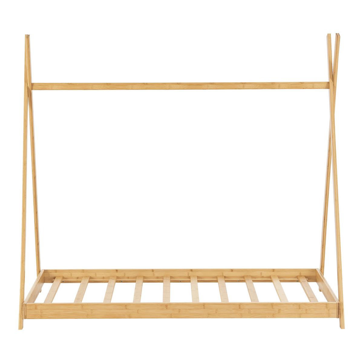 KINDERBETT Vimpeli - Naturfarben, Holz (80/160cm) - [en.casa]