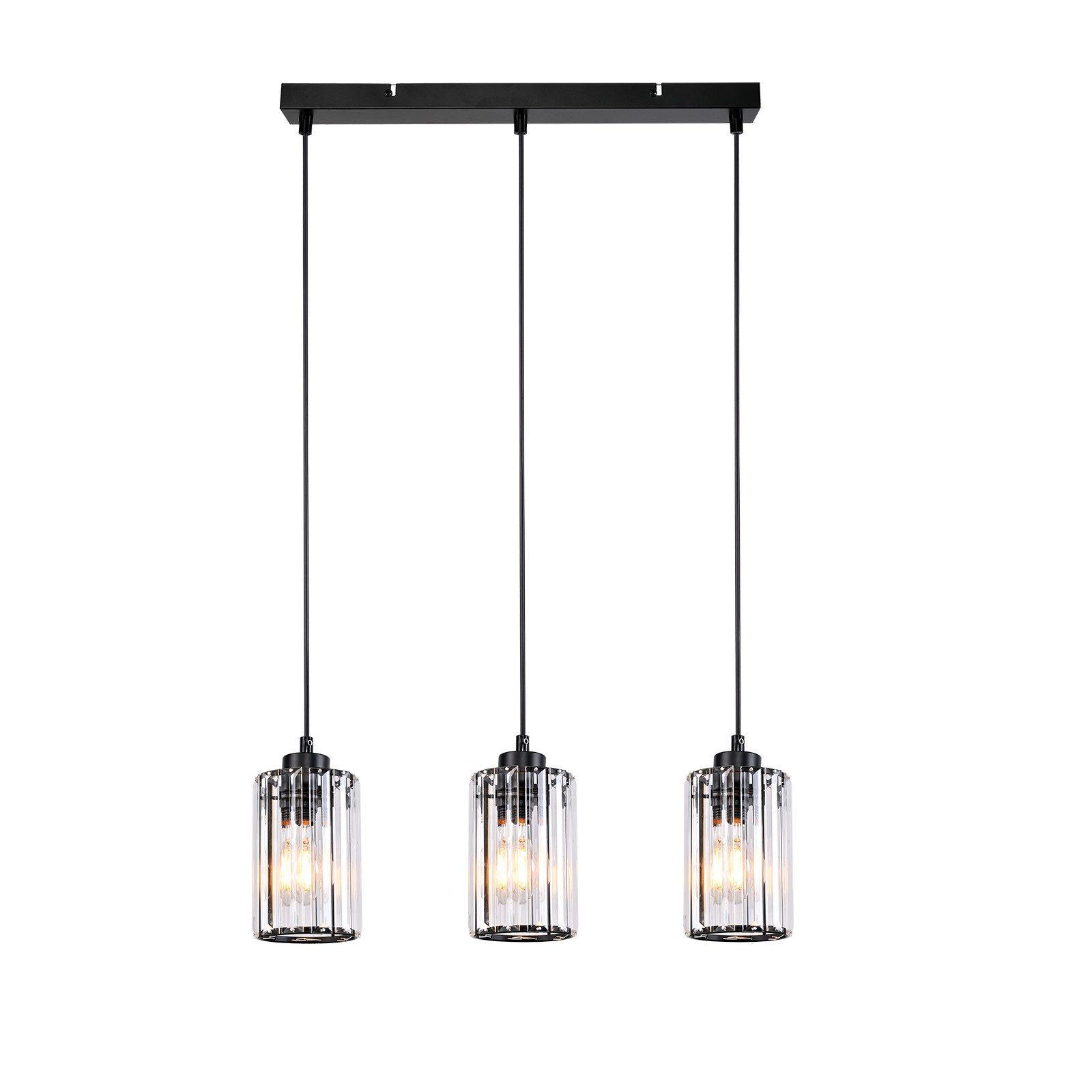 KRONLEUCHTER Brilmond 40.0/10.5/140.0 cm - Schwarz, Metall (40/10.5/140cm) - ZMH