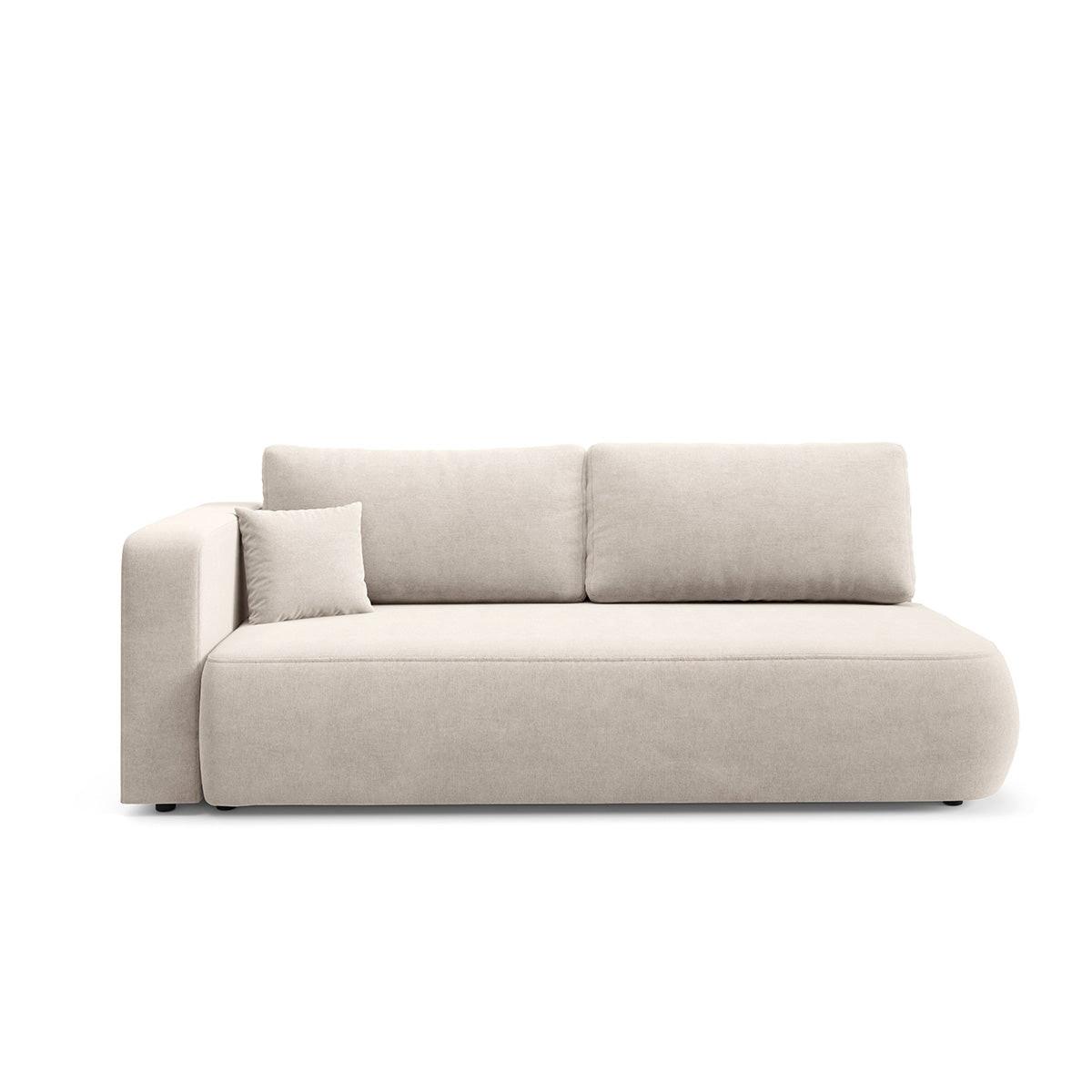 SOFA Antonio 3 Sitzplätze Hellgrau - Beige, Holz (228/82/106cm) - Petits-meubles