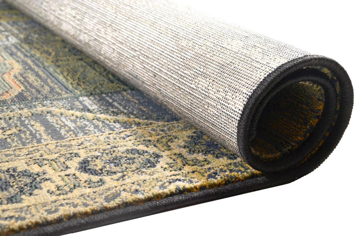 WEBTEPPICH Gabiro 5504 160x235 cm - Blau, Textil (160/235cm) - THEKO