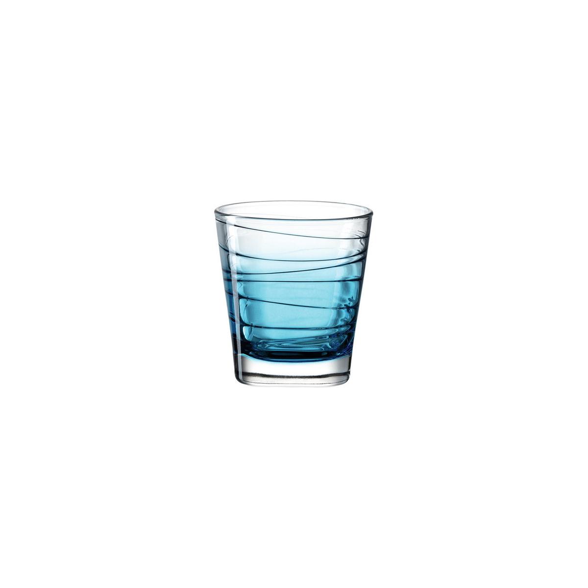 TRINKGLÄSER Vario Struttura Bunt 250 ml 6er Set - Multicolor, Glas (0.25L) - Leonardo Living
