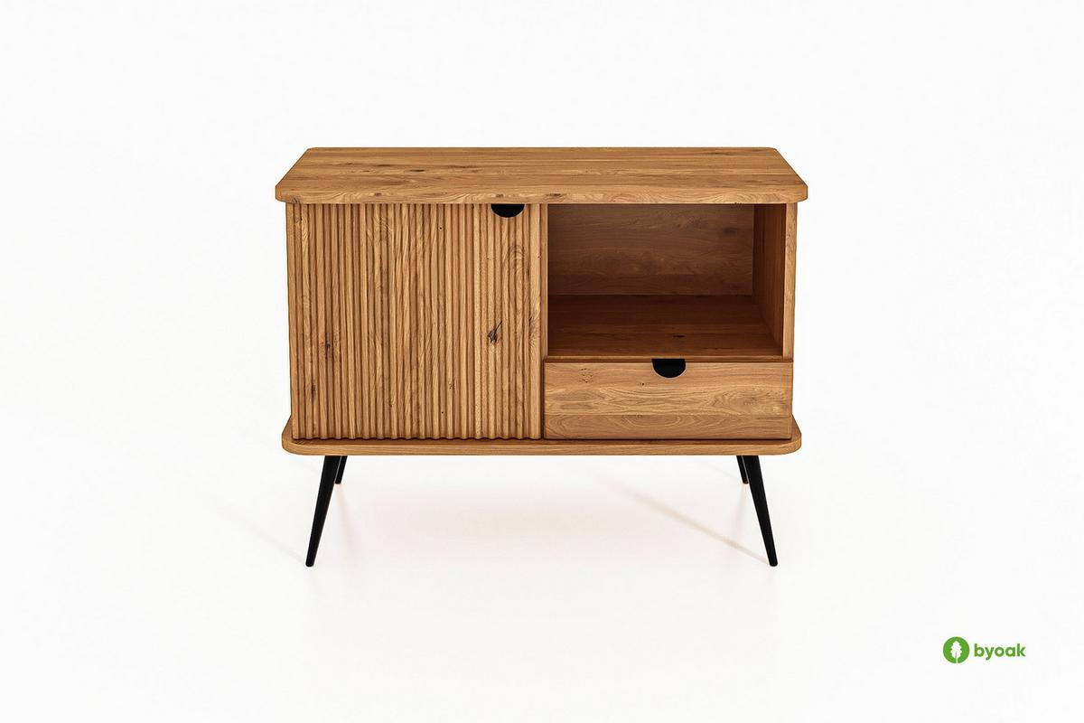 KOMMODE LINA - Kernbuche, Holz (97/72/46cm) - byoak
