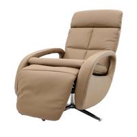 RELAXSESSEL taupe - Taupe, Leder (70/109/147cm) - MCW