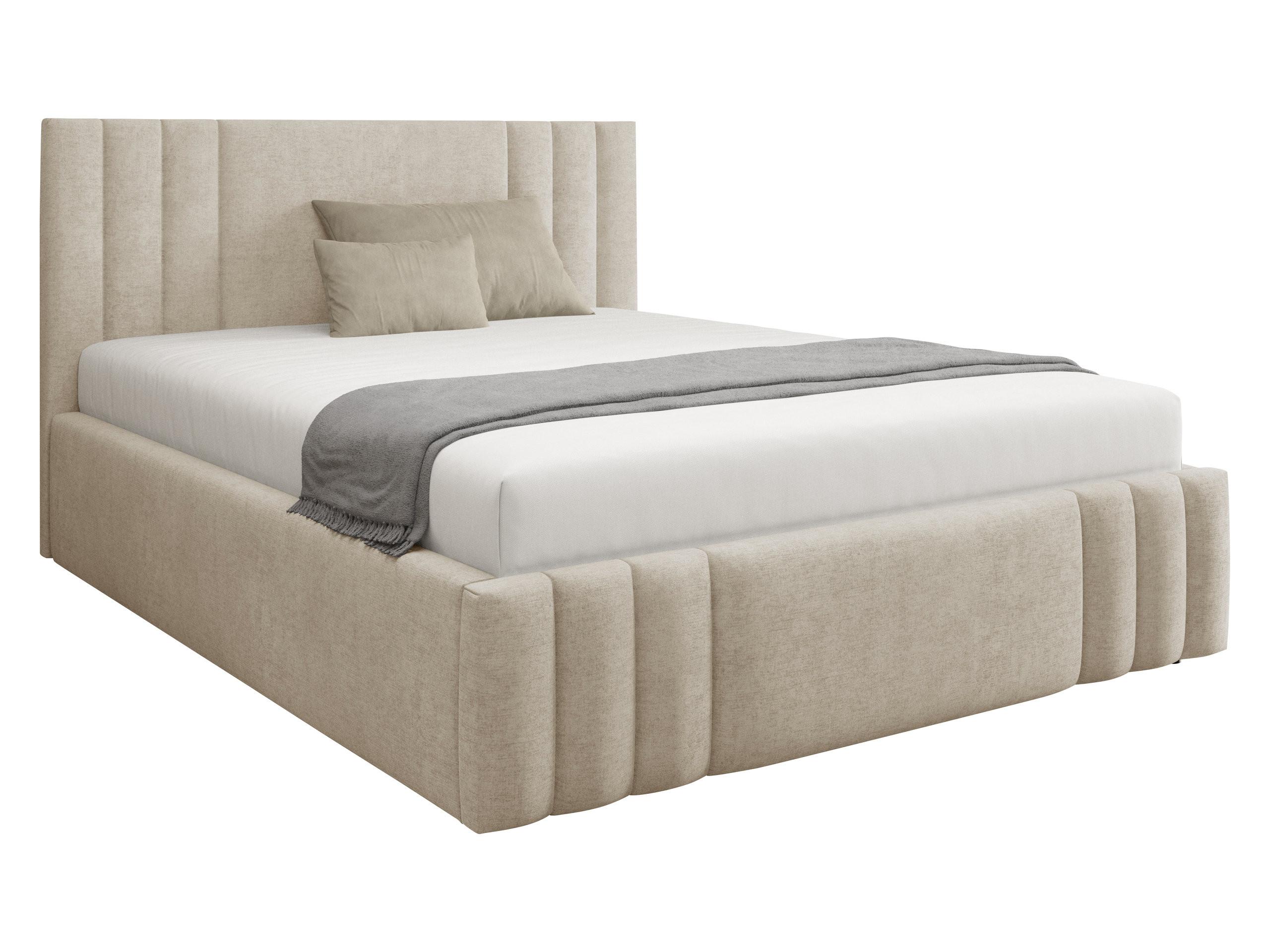 POLSTERBETT Ribo - Naturfarben, Holz/Textil (160/200cm) - MIRJAN24