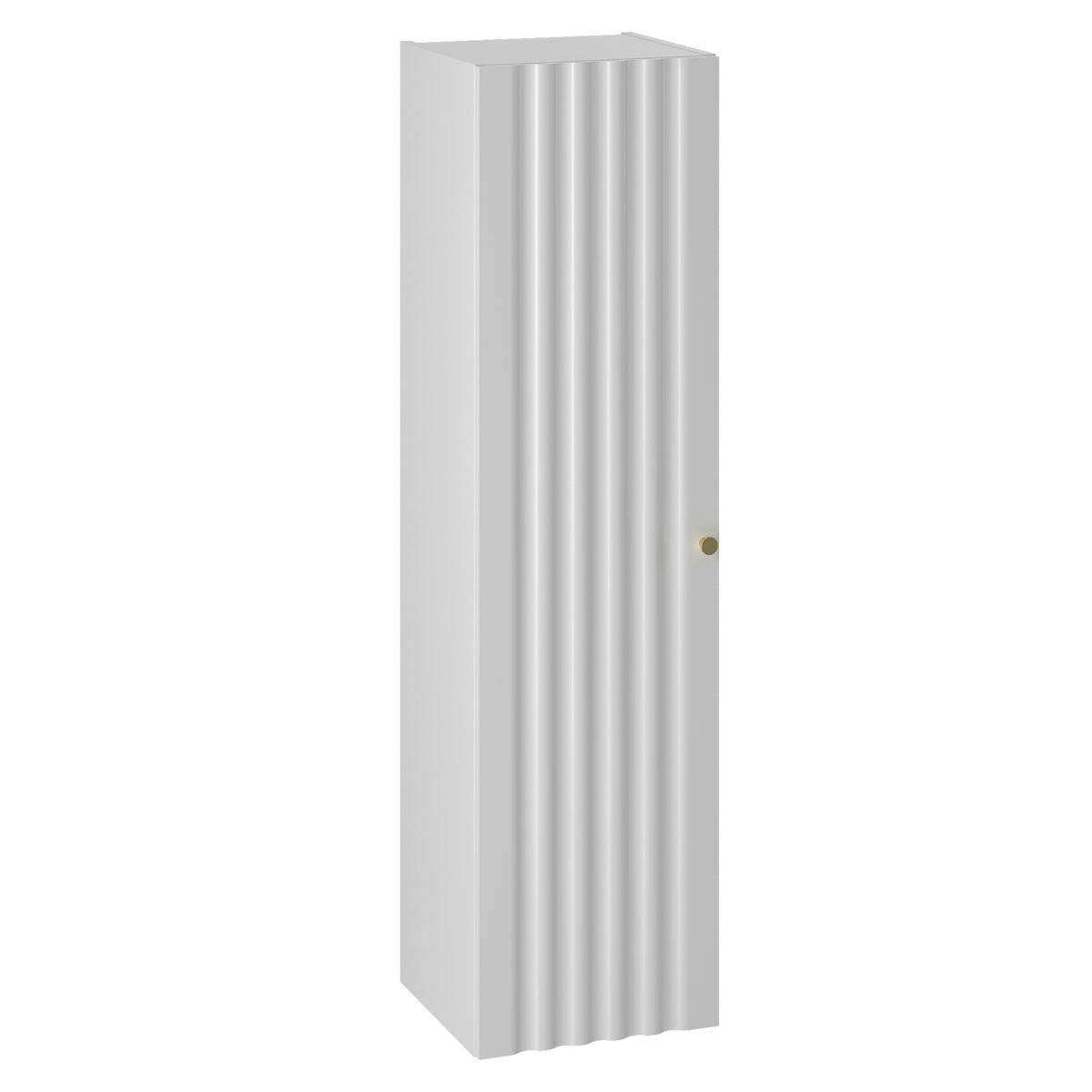 HOCHSCHRANK Lexa Weiß - Weiß, Holzwerkstoff (34.5/130/31.8cm) - Petits-meubles