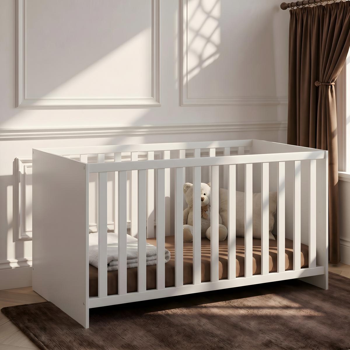 BABYBETT Essentials Weiß - Weiß, Holz/Holzwerkstoff (70/140cm) - arthur berndt