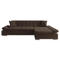 ECKSOFA Montana, Seite: Rechts - Dunkelbraun, Holz/Textil (278/161cm) - MIRJAN24