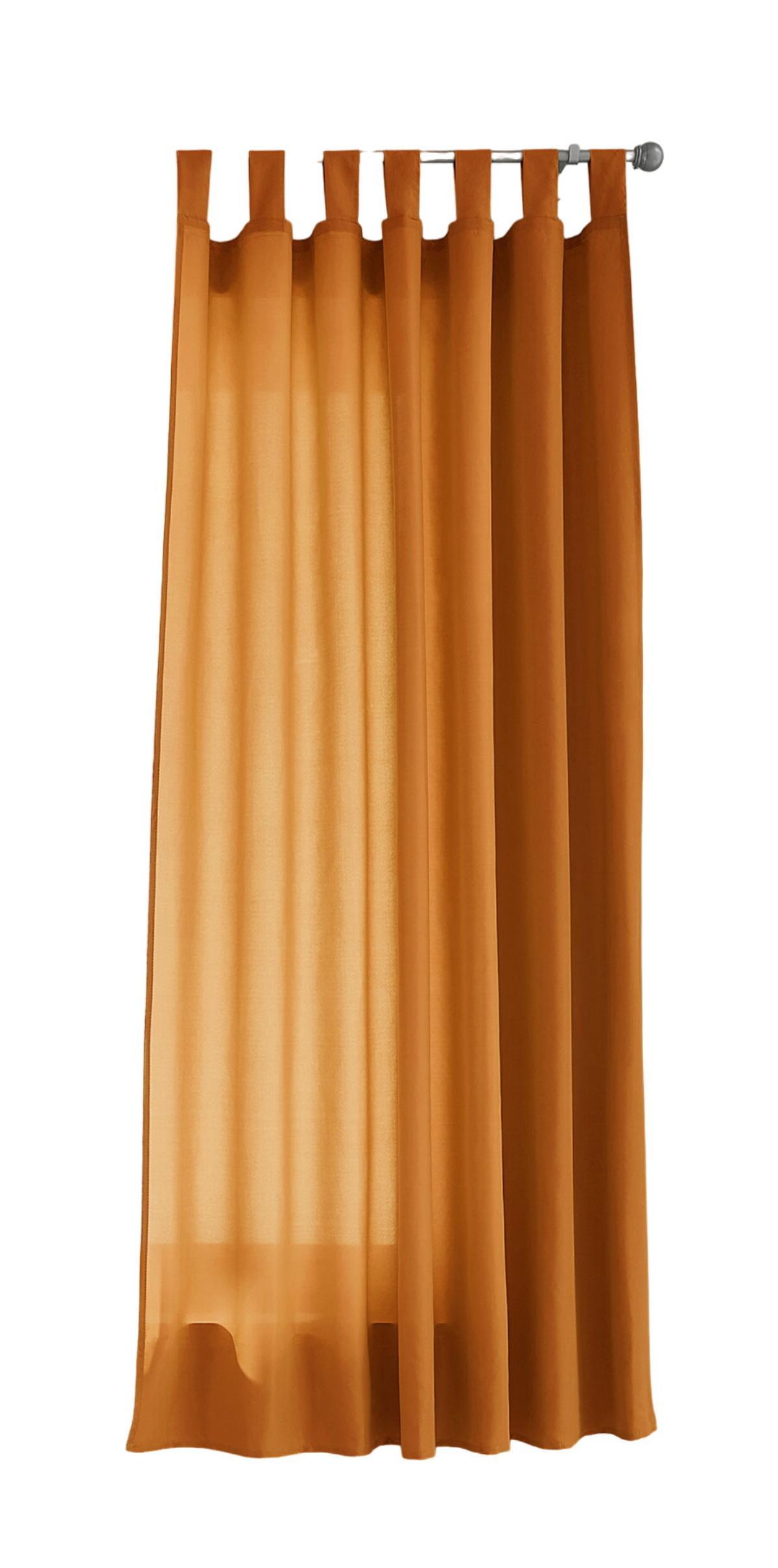 VORHANG POTSDAM HxB 175x140 cm Orange - Orange, Textil (140/175cm) - Gardinenbox